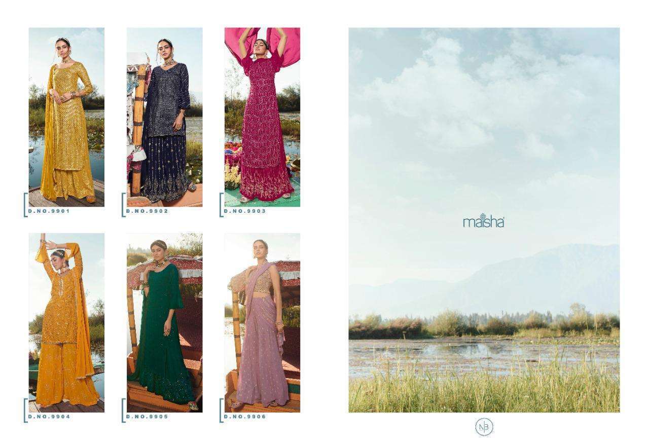 Maisha Veronica Georgette Designer Salwar Suit Catalog