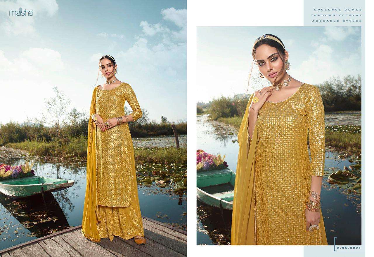 Maisha Veronica Georgette Designer Salwar Suit Catalog