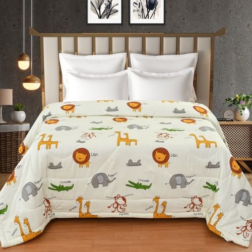 Cartoon Print Comforter Set