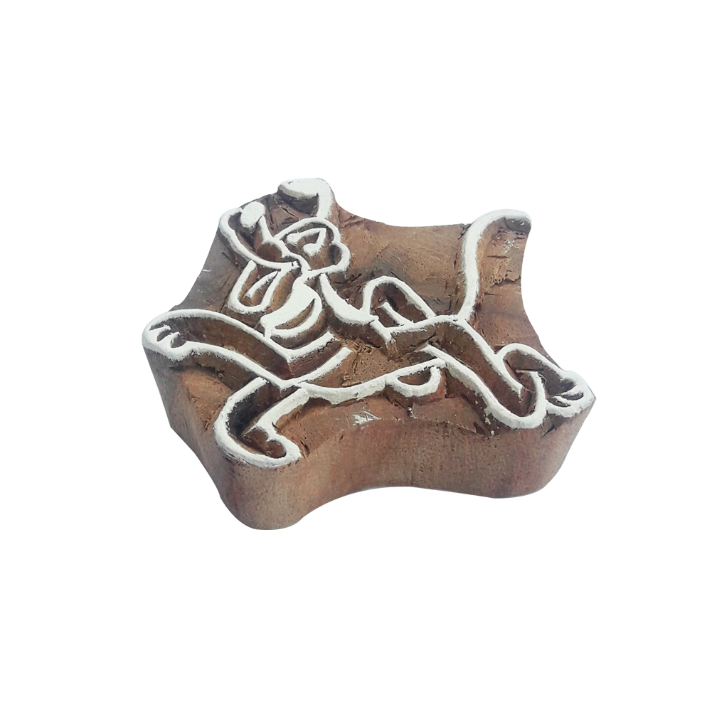 Super Man Wooden Block Printing Stamps