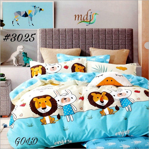 Cartoon Print Comforter Set