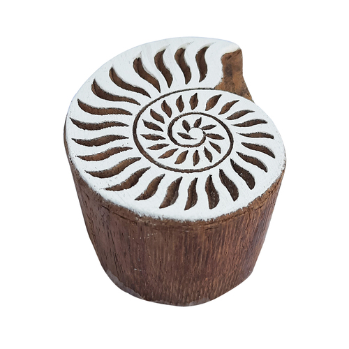 Shell  Wooden Block Printing Stamps