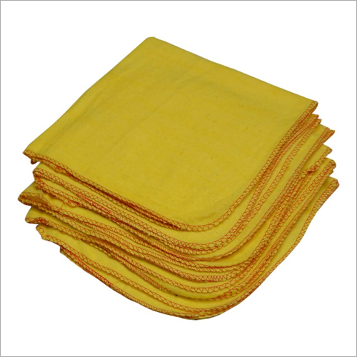 Yellow Kitchen Duster - Cotton Material Long-Lasting Durability | Ideal for Everyday Kitchen Cleaning Tasks