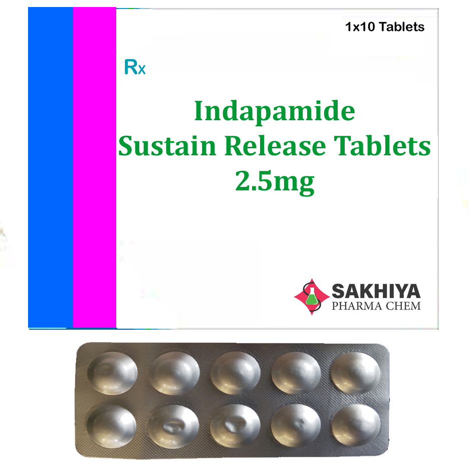 Indapamide 2.5mg Sustain Release Tablets