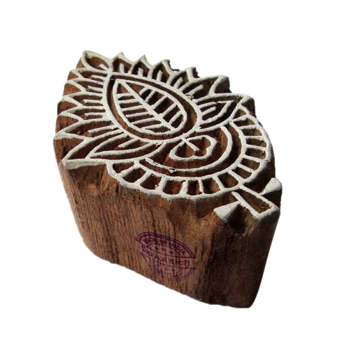 Leaf Wooden Block Printing Stamps