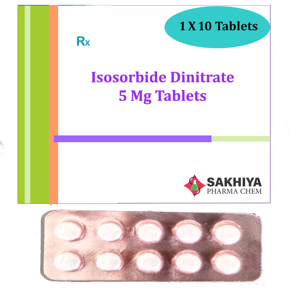 Isosorbide Dinitrate 5mg Tablets