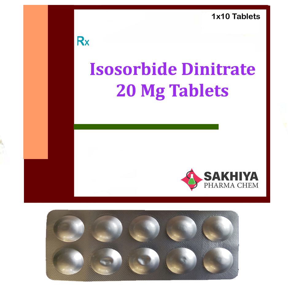 Isosorbide Dinitrate 20mg Tablets