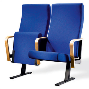 Handmade Blue Audtorium Chair