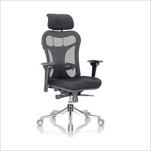Black Hedrest Revollving Office Chair