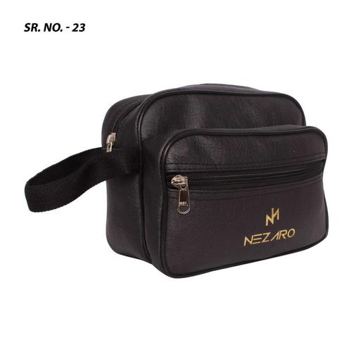Black Promotional Leather Pouch