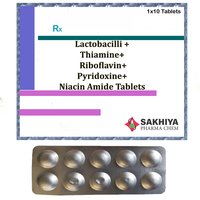 Lactobacilli +Thiamine+ Riboflavin+ Pyridoxine+ Niacin Amide Tablets
