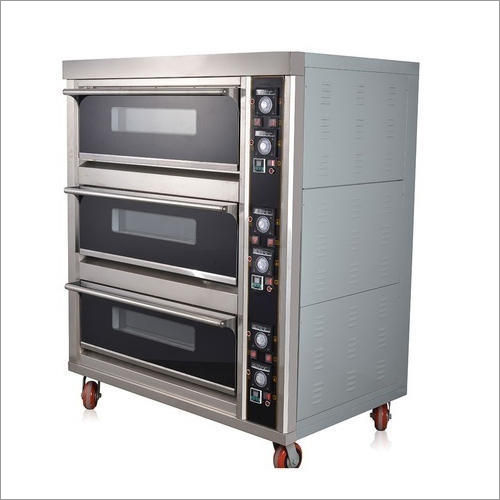 Fully Automatic Stainless Steel Three Deck Bakery Oven