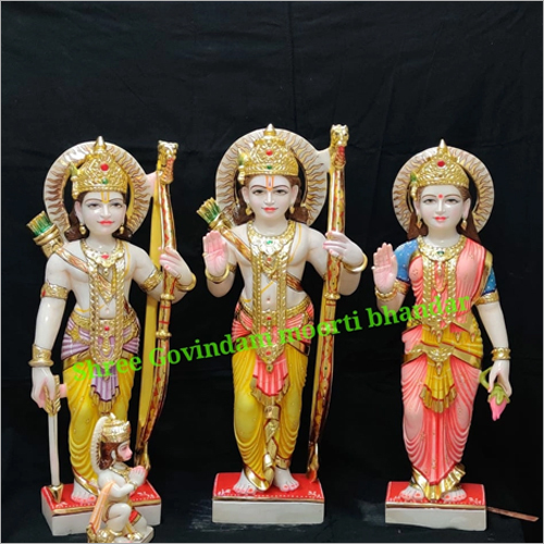 Marble Ram Darbar Statue Set