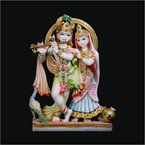 Eco-Friendly High Quality Radha Krishna Marble Statue