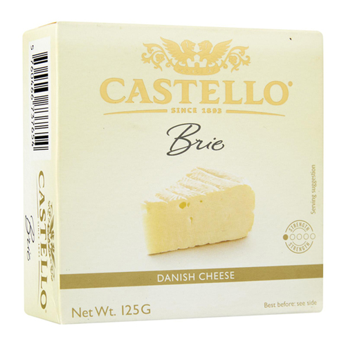 Castello Brie Cheese 125 Gms - Color: Cream