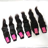 Wholesale Natural Virgin Indian Hair Weave Single Drawn Human Hair Extensions