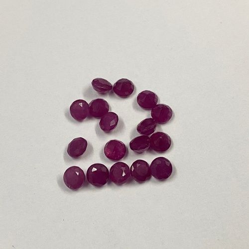 4.5mm Ruby Faceted Round Loose Gemstones