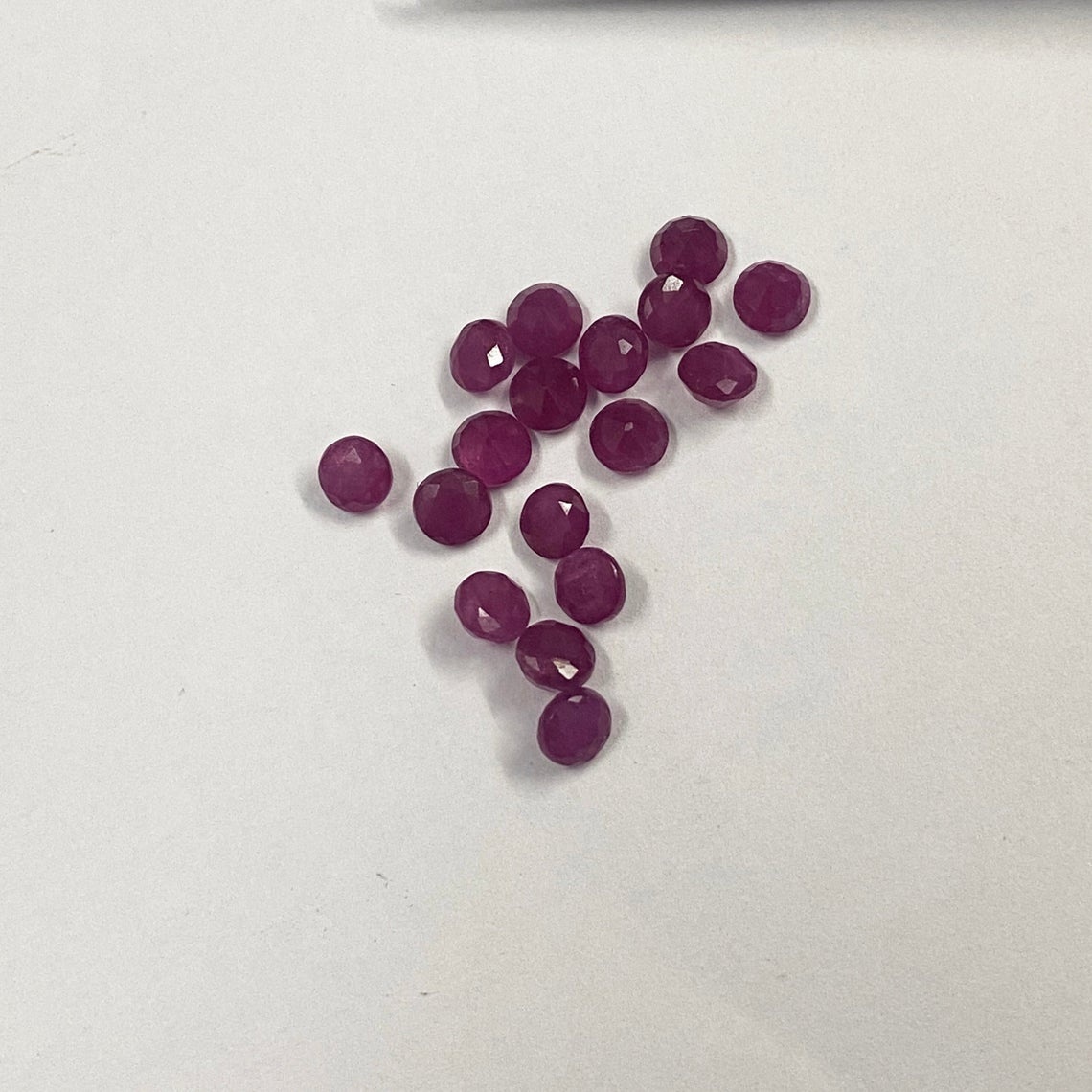 4.5mm Ruby Faceted Round Loose Gemstones