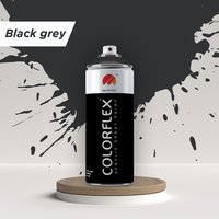Colorflex Black Grey Spray Paint