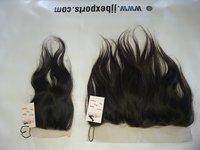 Human Hair Lace Frontal 10A Grade Peruvian Virgin Human Hair Bundles