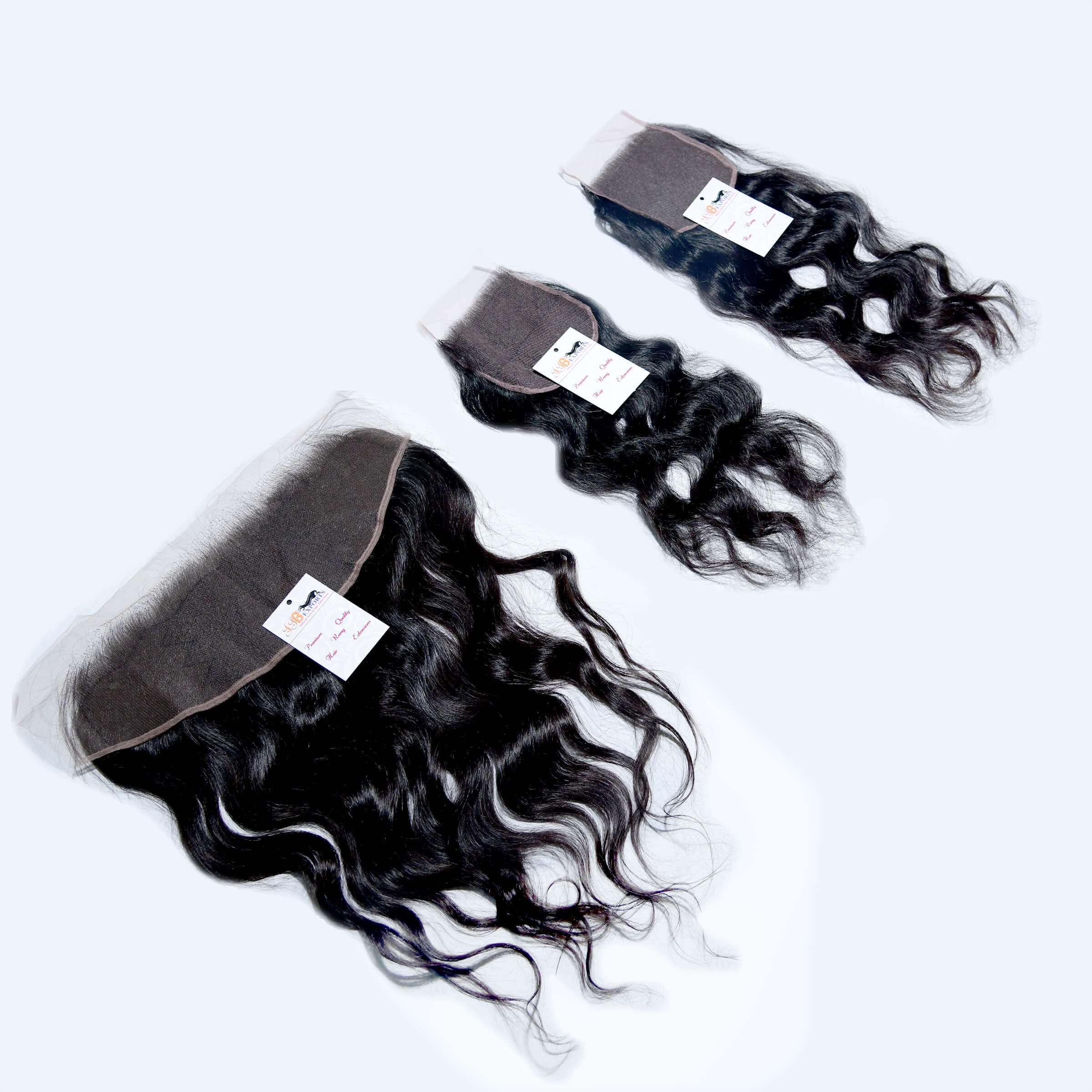 Raw Indian Virgin Human Hair Lace Frontal Clouser