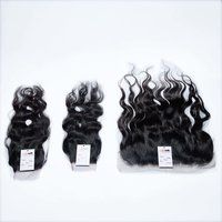 Raw Indian Virgin Human Hair Lace Frontal Clouser