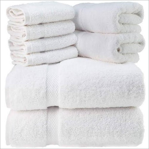 White Cotton Terry Towel