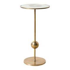 Accent Table ( iron marble 