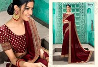 Saroj Textile Shagun Vichitra Silk With Heavy Border Saree Catalog