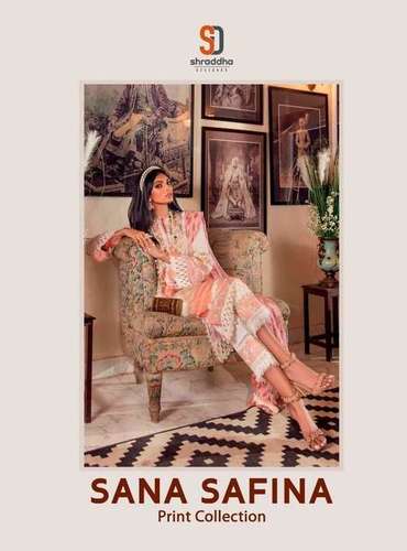 Shraddha Designer Sana Safina Printed Collection Lawn Pakistani Suit Catalog
