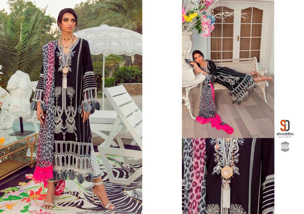 Shraddha Designer Sana Safina Printed Collection Lawn Pakistani Suit Catalog