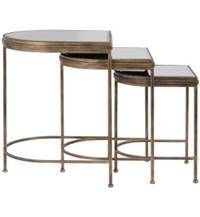 Nesting Table ( iron marble set of 3 By UA EXIM