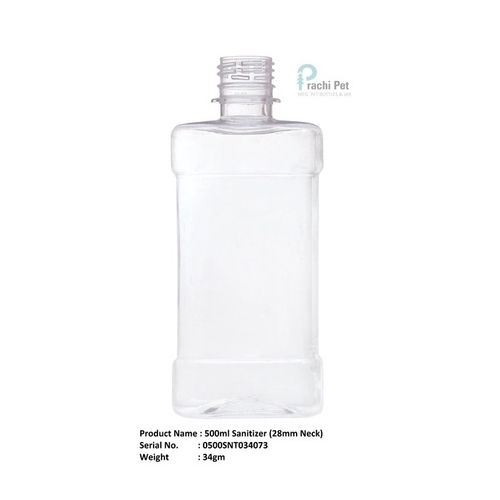 Plastic Pet Bottles For Sanitizer