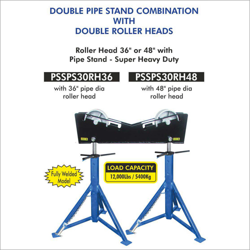 Double Pipe Stand Combination With Double Roller Heads By MEHTA SANGHVI & CO.