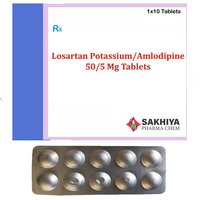 Losartan Potassium 50mg + Amlodipine 5mg Tablets