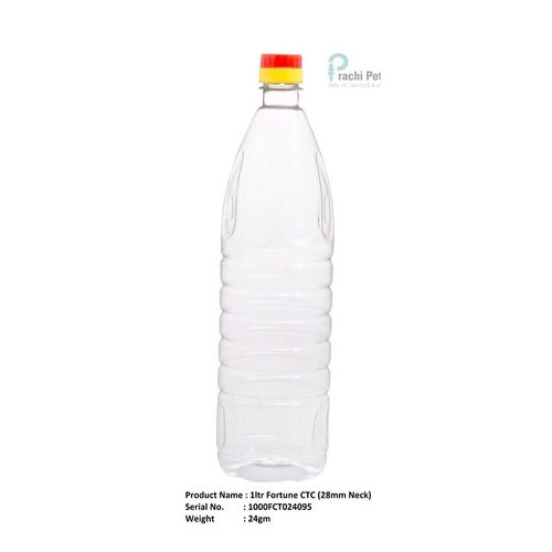 Plastic Edible Oil Bottles - Color: Transparent