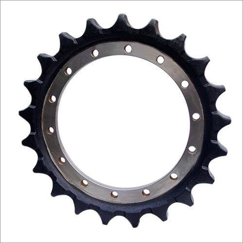 Black Silver Excavator Sprocket