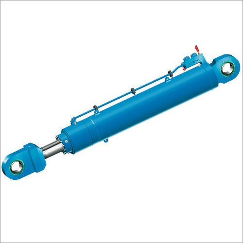 Industrial Hydraulic Cylinder - Mild Steel & Other Material | Blue Finish, Industrial Usage, Robust Design