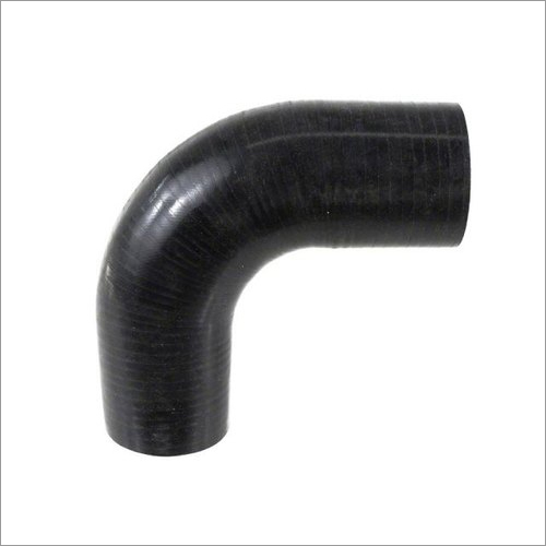 Rubber Elbows - Rubber, Size 2-5 Inch, Color Black, Thickness 3-6 mm | Designed for Reducing Resistance in Pipes and Machine Parts