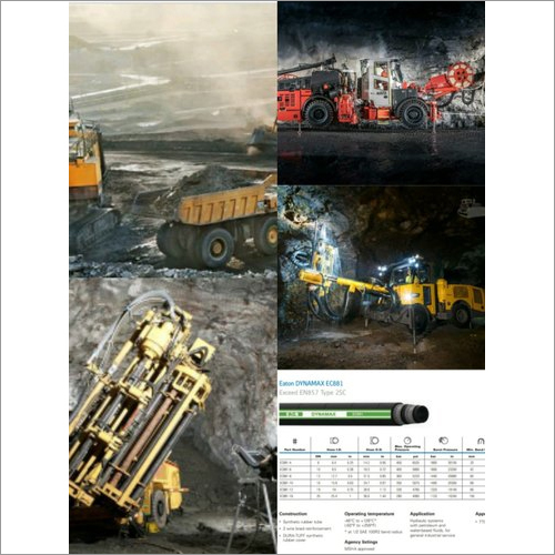 Black Hoses For Boomer Tamrock Mining And Drilling Machine