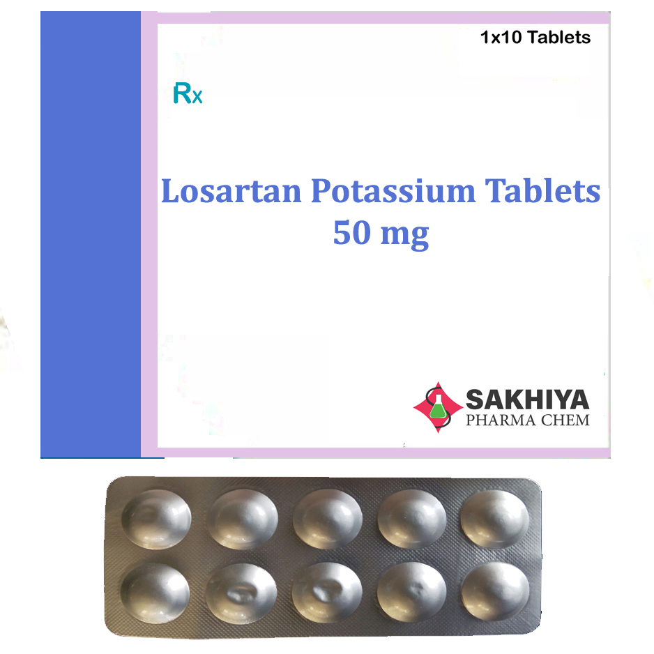 Losartan Potassium 50 mg Tablets