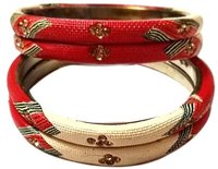 Yuktha Jaipur Handmade Multi-Design with Stone Work Bangles