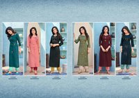 Kalaroop Emli Rayon With Khatli Work Kurti With Pent Catalog