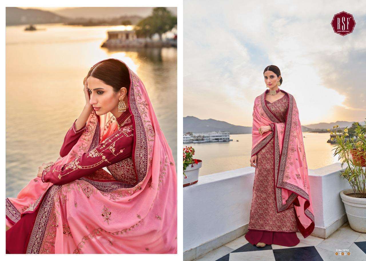Rsf Swag Vol 6 Silk Jacquard Designer Salwar Suit Catalog