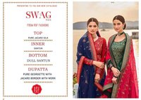 Rsf Swag Vol 6 Silk Jacquard Designer Salwar Suit Catalog