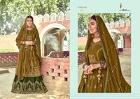 Eba Lifestyle Manjari Fox Georgette With Embroidery Work Designer Suit Catalog