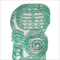 Compressor Gaskets - Selected Material, Green | Designed For Air Braking System In Diesel Vehicles, High Pressure And Temperature Resistant