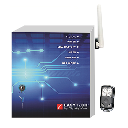 Easytech Alarm AD Unit With Battery And GSM Dialer One Remote