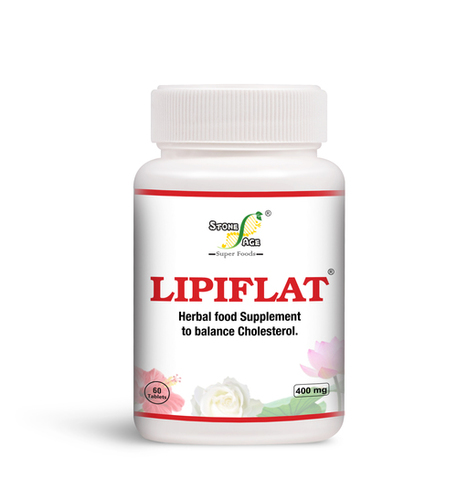 LIPIFLAT 400 mg Herbal Food Supplement to Balance Cholesterol