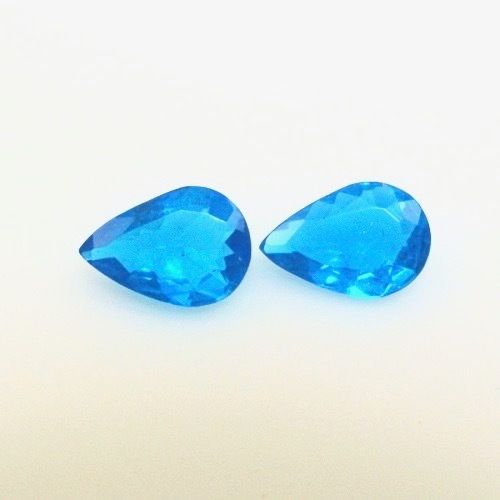 4x6mm Neon Apatite Faceted Pear Loose Gemstones